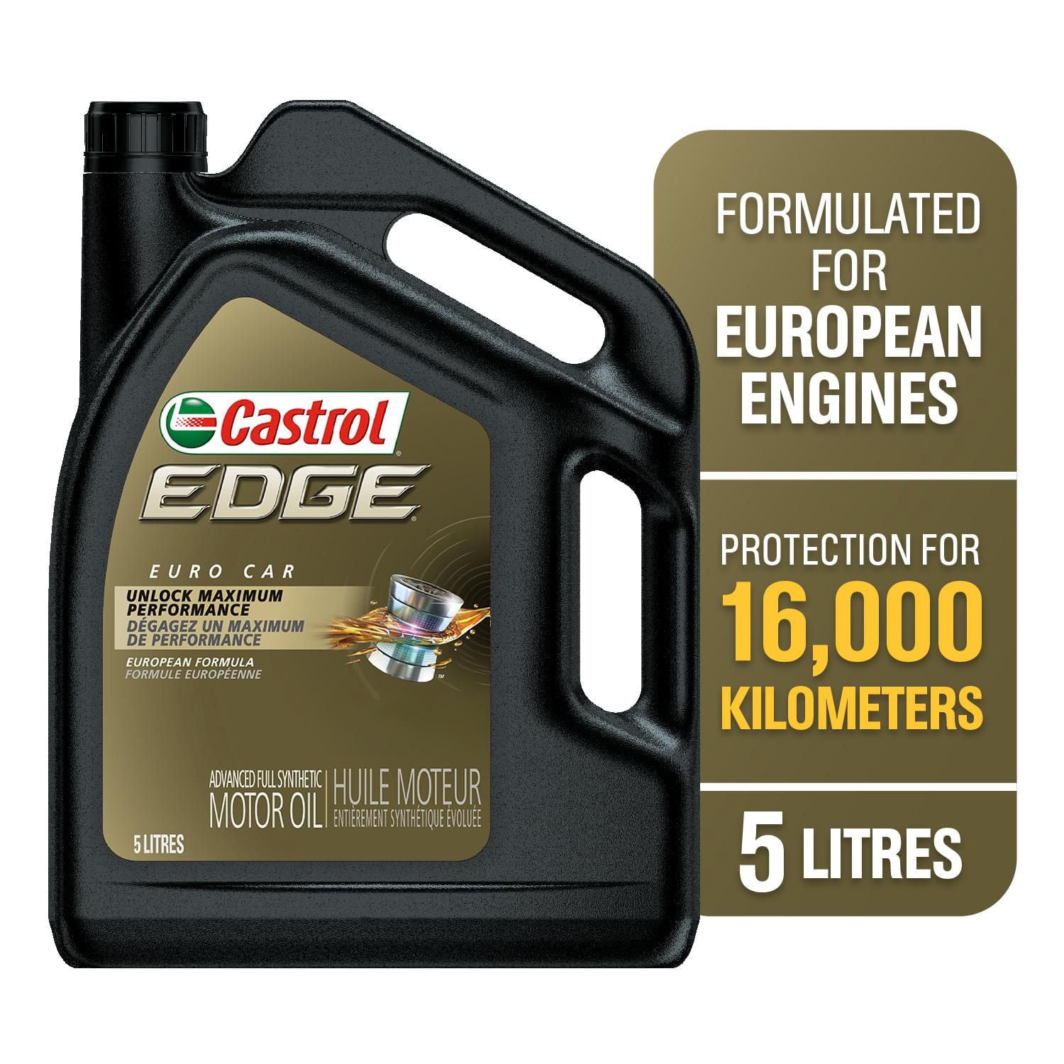 Castrol EDGE 0W-40 A3/B4 Full Synthetic Motor Oil, 4.7L - Walmart.ca