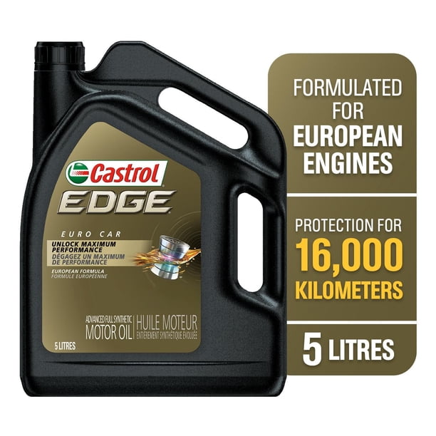 Castrol EDGE 0W-40 A3/B4 Full Synthetic Motor Oil, 4.7L - Walmart.ca