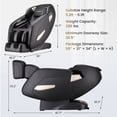 thumbnail image 2 of COSTWAY Relaxation02 Full Body Massage Chair, SL Track Zero Gravity Shiatsu Recliner with airbag Coverage, Bluetooth Speaker, Foot Roller, Heat Therapy, Thai Stretch, Auto Body Detector, 2 of 10