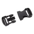thumbnail image 4 of 5Pcs Quick Release Buckle Plastic Dual Adjustable Strap Buckles Replacement DIY Craft for Backpack Black for Webbing Straps Backpack Fanny Pack Belt Dog Collars, 4 of 7