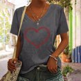 thumbnail image 2 of Birdeem T-Shirt Sans Manches à Col en V pour Femmes, Mode Décontractée, Imprimé, Chandail, 2 of 8