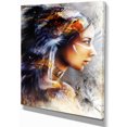 thumbnail image 3 of Design Art - Woman with White Horse Eagles, 3 of 4
