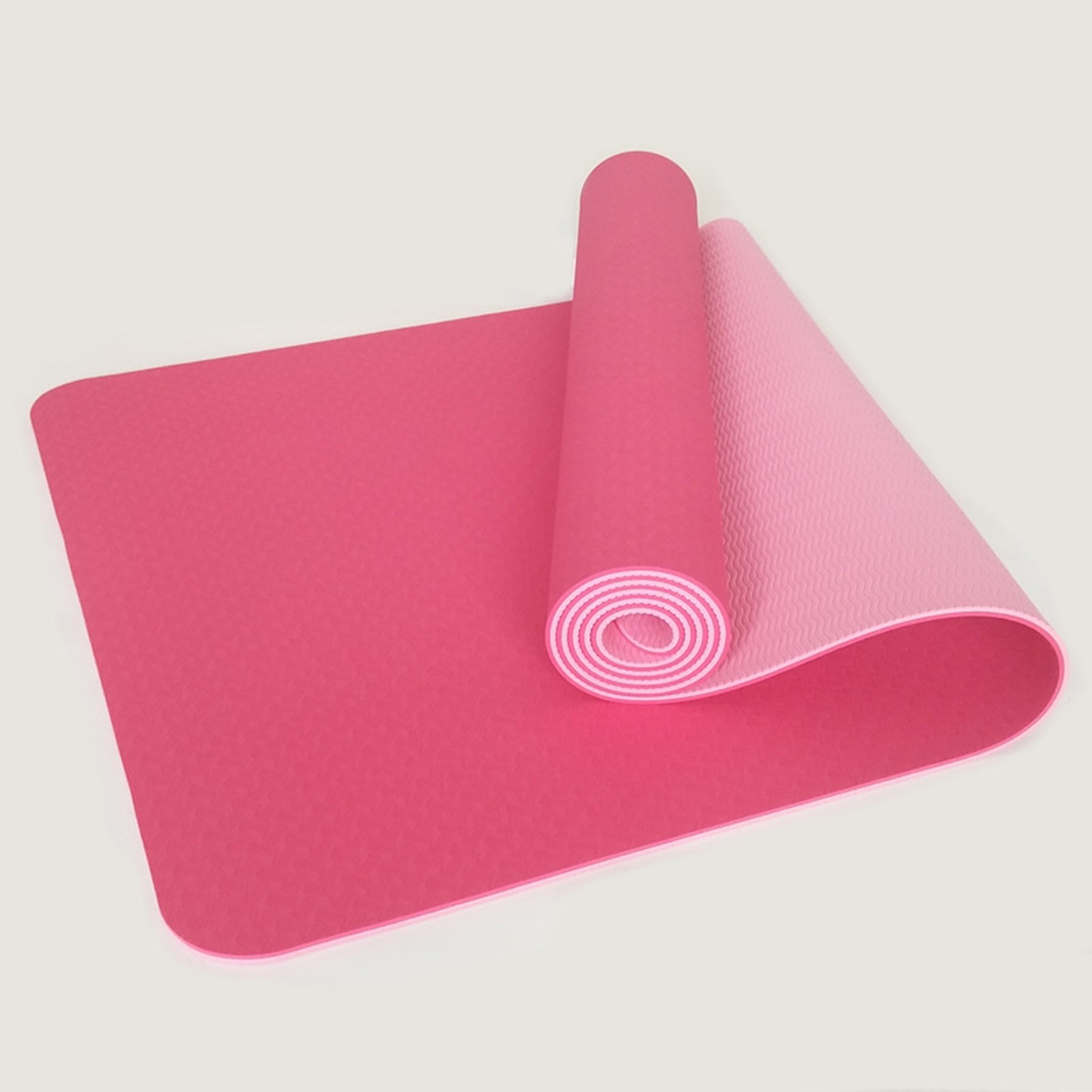 Extra Wide TPE Yoga Mat (80cm) Double Non Slip Exercise Mat for Beginners & Dance