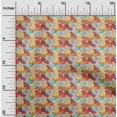 thumbnail image 2 of oneOone Silk Tabby Red Fabric Abstract Sewing Craft Projects Fabric Prints By Yard 42 Inch Wide, 2 of 4