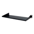 thumbnail image 1 of StarTech.com 1U Server Rack Cabinet Shelf, 7in Deep Fixed Cantilever Tray, Rackmount Shelf for 19" AV/Data/Network Equipment Enclosure with Cage Nuts & Screws, 33lbs Weight Capacity - 1U Rack Shelf 7" Deep (CABSHELF1U) - Rack shelf - black - 1U - 19" - for P/N: RK12OD2, RK2537BKM, RK3236BKF, RK4236BKB, RK4242BK24, RK4242BK30, RKQMCAB12V2, 1 of 8