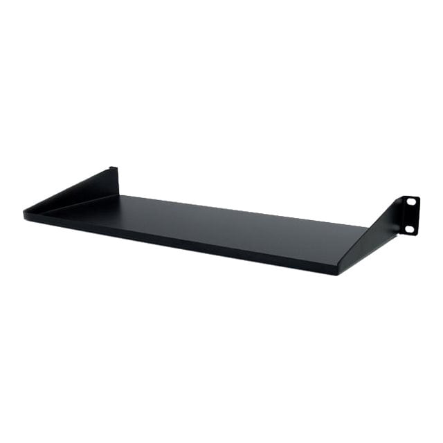 StarTech.com 1U Server Rack Cabinet Shelf, 7in Deep Fixed Cantilever Tray, Rackmount Shelf for 19" AV/Data/Network Equipment Enclosure with Cage Nuts & Screws, 33lbs Weight Capacity - 1U Rack Shelf 7" Deep (CABSHELF1U) - Rack shelf - black - 1U - 19" - for P/N: RK12OD2, RK2537BKM, RK3236BKF, RK4236BKB, RK4242BK24, RK4242BK30, RKQMCAB12V2