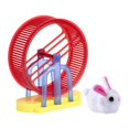 thumbnail image 1 of HILABEE Electric Simulation Plush Toy Accessories Fun Kids Pet Toy with Wheel Runner Simulated Bunny, 1 of 9