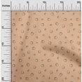 thumbnail image 2 of oneOone Tissu Velours Brun Clair Rétro Écouteurs Robe Matériel Tissu Imprimé Tissu au Mètre 58 Pouces de Large, 2 of 5