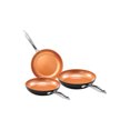 thumbnail image 1 of Refurbished Gotham Steel Hard Anodized 8, 10, 12 Premium Chefs Skillet Set, with Ultimate Nonstick Ceramic & Tit, 1 of 3