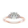 thumbnail image 1 of 0.65 T.C.W Round Shape Natural Diamond Latest Design Solitaire Wedding Ring for Ladies Solid 14K Rose Gold Size 8, 1 of 8