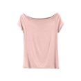thumbnail image 2 of TACILIP Pyjamas pour Femmes Manches Cap Été Hauts Col Bateau T-Shirts Tenues Mode Vêtements de Nuit, 2 of 7