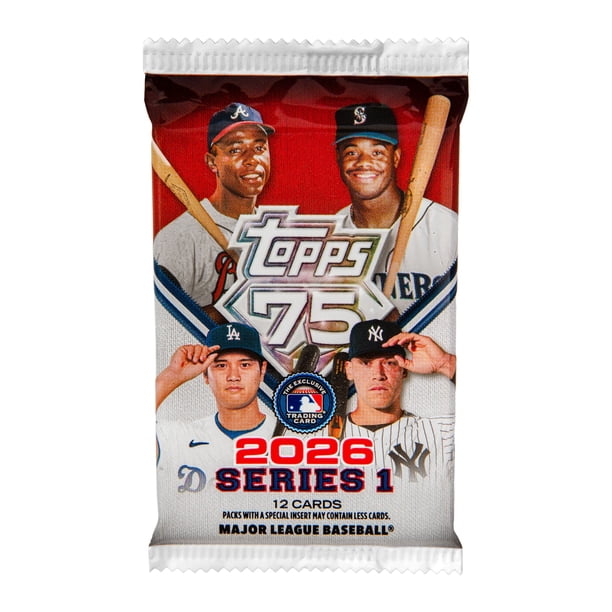 2026 Topps Series 1 Baseball Trading Cards Value Box - Walmart.ca