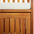 thumbnail image 5 of vidaXL Storage Bench with Cushion 170 cm Solid Wood Acacia, 5 of 5