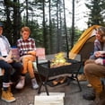 thumbnail image 2 of Costway Grils de Barbecue au Charbon en Acier Inoxydable avec Supports à Assaisonnements et Tablette de Rangement, 2 of 9