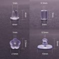 thumbnail image 3 of 1666 Pieces Clear Rubber Silic Clutch Earring Backs Stoppers Tube Back Earring Earring Studs, 3 of 7
