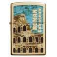 thumbnail image 5 of Zippo Briquet de Poche Romain Colisée en Laiton Poli, 5 of 5