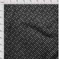 thumbnail image 4 of oneOone Viscose Chiffon Black Fabric Geometric Craft Projects Decor Fabric Printed By The Yard 42 Inch Wide, 4 of 4