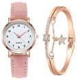 thumbnail image 1 of Bracelet de Montre en Cuir Montre à Quartz Classique pour Femme avec Cadran Lumineux, Bracelet en Cuir Mat, Petite Montre Ronde Rétro pour Femme avec Bracelet Bracelet pour Femmes Or, 1 of 1