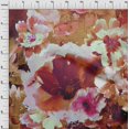 thumbnail image 4 of oneOone Rayon Maroon Fabric Floral Sewing Craft Projects Fabric Prints By Yard 56 Inch Wide, 4 of 4