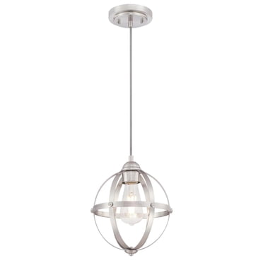 Westinghouse Lighting Pendentif à 1 Lumière Stella Mira Mini -Nickel brossé