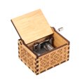 thumbnail image 1 of Amdohai Wood Music Box Mini Vintage Engraved Hand-Operated Musical Box Birthday Christmas Valentine's Day Exquisite Gift, 1 of 9