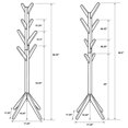 thumbnail image 4 of Margaret Solid Wood Coat Rack Clothing Hanger Black, 4 of 4