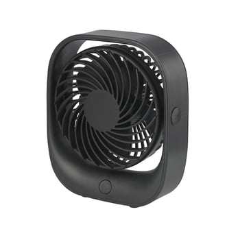 Mainstays  Personal Rechargeable USB Portable Tabletop Fan in Black