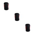thumbnail image 2 of Ruiboury 1/2/3/5 Non-skid Knee Sleeves Weightlifting Lightweight And Fashionable Support Model A black red M 3PCS, 2 of 6