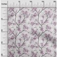 thumbnail image 2 of oneOone Rayon Lavender Fabric Floral Craft Projects Decor Fabric Printed By The Yard 56 Inch Wide, 2 of 4