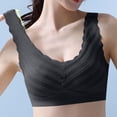 thumbnail image 2 of Timegard Womens Bras No Underwire Wide Strap Full Coverage Stretch High Support Comfort Daily Bralette, 2 of 5