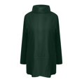 thumbnail image 5 of Blouse Tunique à Manches Longues et Col Rond pour Femmes Grande Taille, Couleur Unie, Usage Quotidien, 5 of 5
