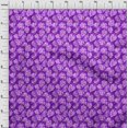 thumbnail image 4 of oneOone Viscose Chiffon Purple Fabric Tropical Leaf Sewing Craft Projects Fabric Prints By Yard 42 Inch Wide, 4 of 5