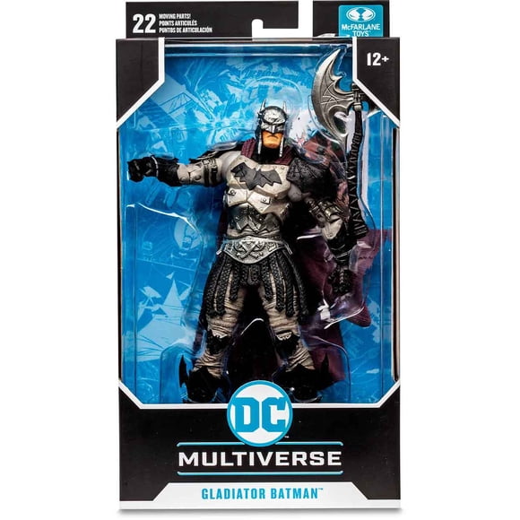 DC Multiverse Comics Figurine Articulée de 7 Pouces Dark Nights Métal - Gladiator Batman