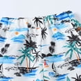 thumbnail image 3 of MIASHUI Maillots de Bain Garçon Shorts d'Été Légers de Plage Shorts de Natation, Blanc, 7-8 Ans, 3 of 7