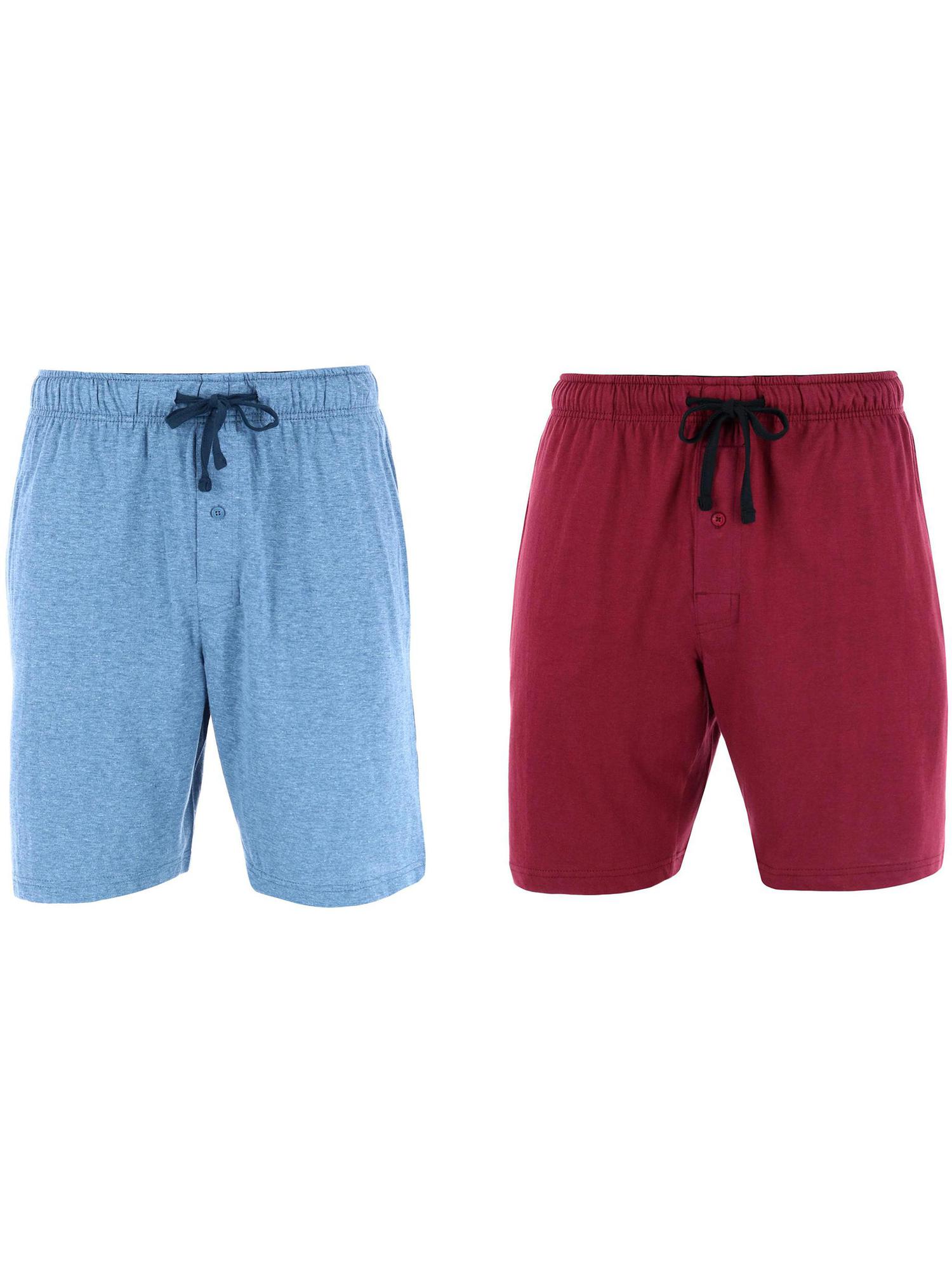 Hanes Short de Pyjama en Tricot (Lot de 2) (Grande Taille pour Hommes)