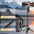 thumbnail image 4 of Extendable Bluetooth Selfie Stick Tripod - Foldable, Portable, Multifunctional for Stabilized Shooting & Live Streaming, 4 of 8