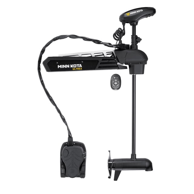 Minn Kota Trolling Motor 1368891 Ultrex; Freshwater; Cable And Electric Steer; Variable Speed Forward And Reverse; 80 Pound Of Thrust; 52 Inch Length; Bow Mount; 24 Volts; 56 Ampere