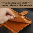 thumbnail image 2 of Samsung Galaxy S22 Brown Genuine SupRShield Wallet Leather Flip Stand Magnetic Case Cover, 2 of 2