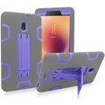 thumbnail image 1 of Mignova for Galaxy Tab A 8.0 SM-T380 Case.Hybrid Shockproof Rugged Anti-Impact Drop Protection Cover Built-In Kickstand For Samsung Galaxy Tab A 8.0 2017 SM-T380 T385(Gray/Purple), 1 of 8