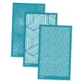 thumbnail image 1 of QualitChoice 3pcs Lightweight Silk Screen Stencil Set For Fashionable Polymer Clay Designs Premium MaterialThe Silk Screen Stencils Style E, 1 of 6