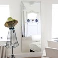 thumbnail image 3 of NeuType Full Length Floor Mirror Rectangular Silver 59"x19", 3 of 6