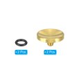 thumbnail image 3 of Unique Bargains Shutter Release Button Soft Shutter Release Button Copper Camera Shutter Button Concave, Golden 2 Pack, 3 of 6