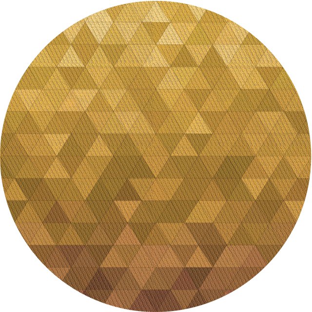 Ahgly Company Tapis d'Intérieur Lavable en Machine Carré Transitionnel Bisque Foncé Marron, 3 Pieds Carré