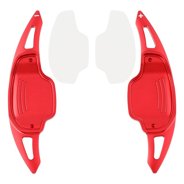 Steering Wheel Paddle Shifter Covers For Chevy Camaro 12-15 Aluminium Red