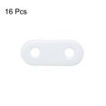 thumbnail image 3 of Unique Bargains Poids de Rideau (17g), Poids de Fer pour Salle de Bain Rideaux Maison Nappe Drapeaux, Blanc, Lot de 16, 3 of 6