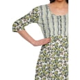 thumbnail image 3 of Moomaya Kurta Imprimé Tunique Longue Hauts Femmes Tenue d'Été Kurti pour Femmes, 3 of 5