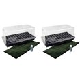 thumbnail image 1 of Jump Start Germination Maison Chaude avec Tapis Chauffant Fleur Hydroponique (2 Pack), 1 of 5