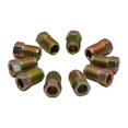 thumbnail image 4 of 10 Packs 10mmx1mm Brake Pipe Screw Nuts For Braking Brakes Golden, 4 of 8
