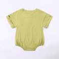 thumbnail image 3 of Timegard Newborn Onesie Toddler Boys Girls Short Sleeve Comfy Rompers Unisex Infant Outfits Solid Color, 3 of 6