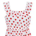 thumbnail image 4 of Girls Dress Pink Sleeveless Red Heart Valentine's Day Party 7 Years, 4 of 6